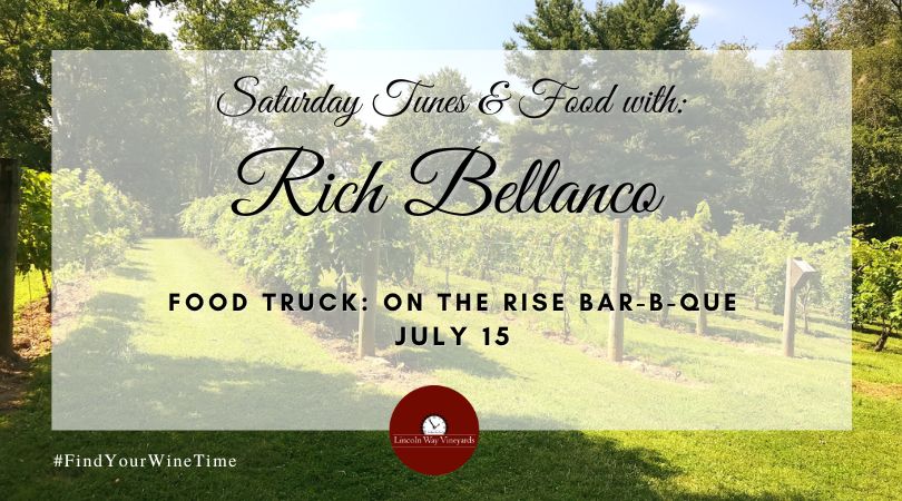 Saturday Tunes & Food with Rich Bellanco and On The Rise Bar-B-Que