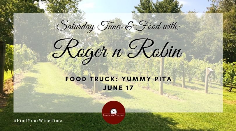 Saturday Tunes & Food with Roger and Robin and Yummy Pita