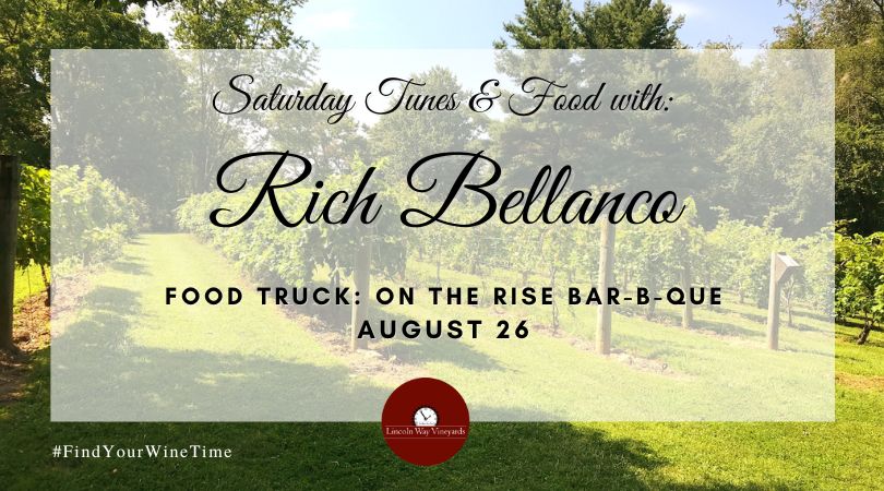 Saturday Tunes & Food with Rich Bellanco and On The Rise Bar-B-Que