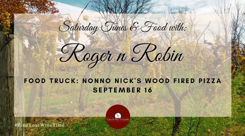 Saturday Tunes & Food with Roger N' Robin & Nonno Nick's Wood Fired Pizza