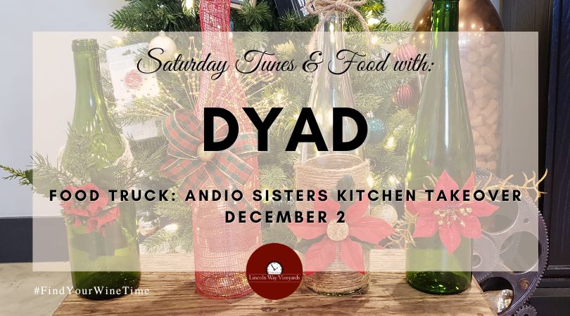 Saturday Tunes & Food with DYAD and Andio Sisters Kitchen Takeover