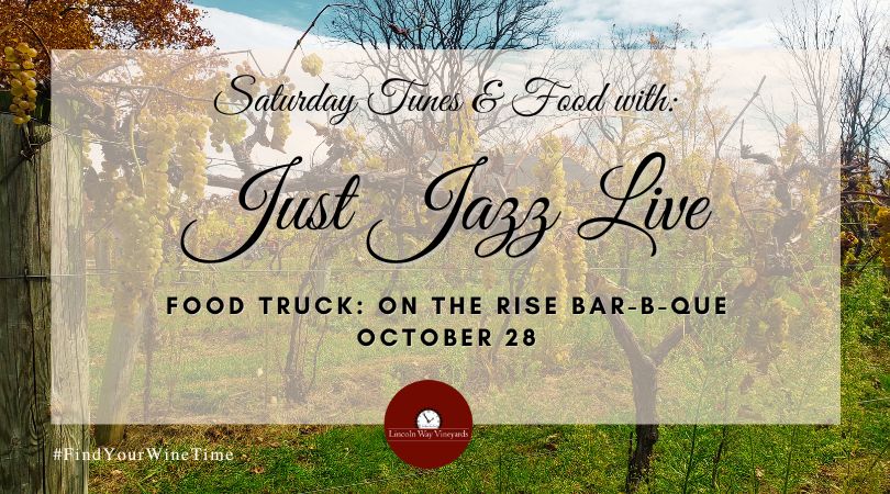 Saturday Tunes & Food with Just Jazz Live and On The Rise Bar-B-Que