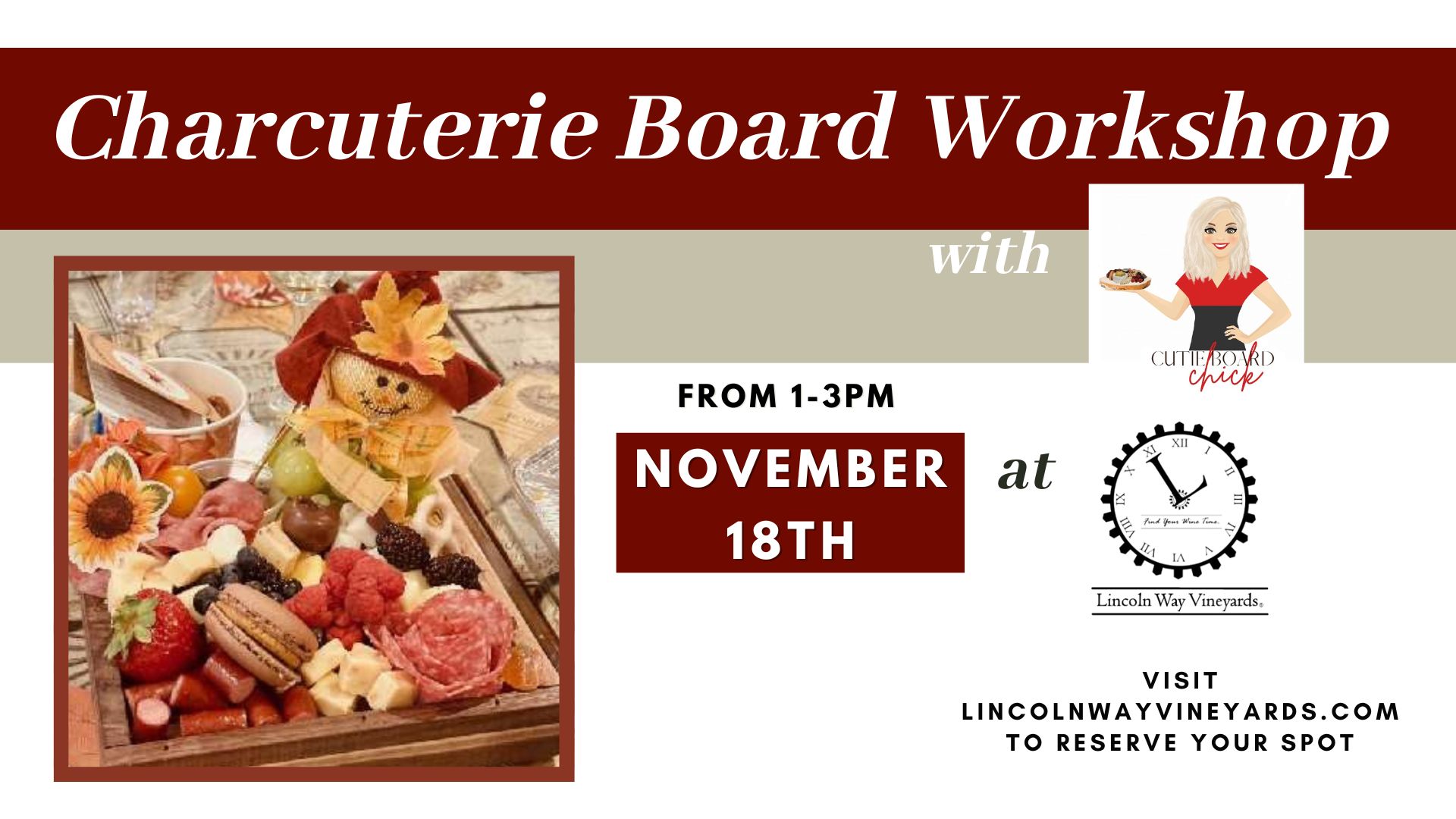 Harvest Charcuterie Class by Cutie Chick Charcuterie