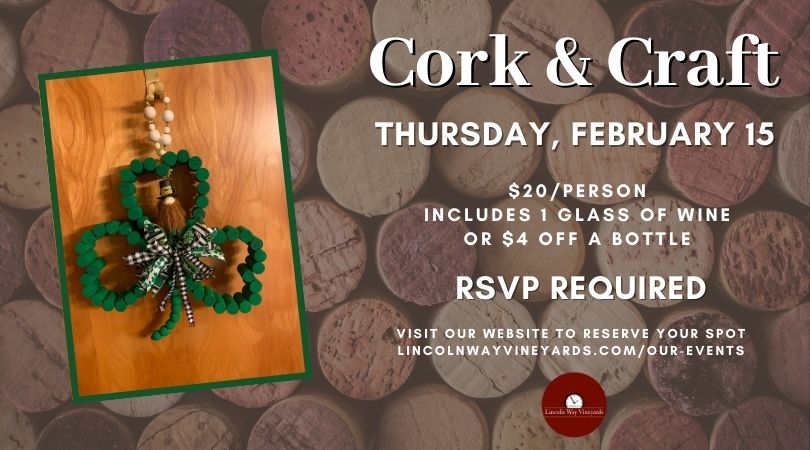 February 15 Cork & Craft