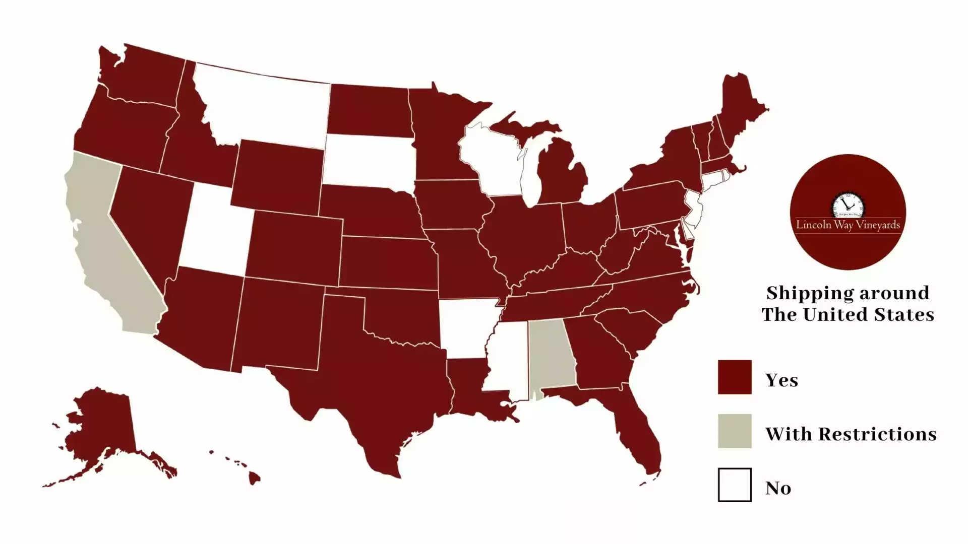 Shipping map