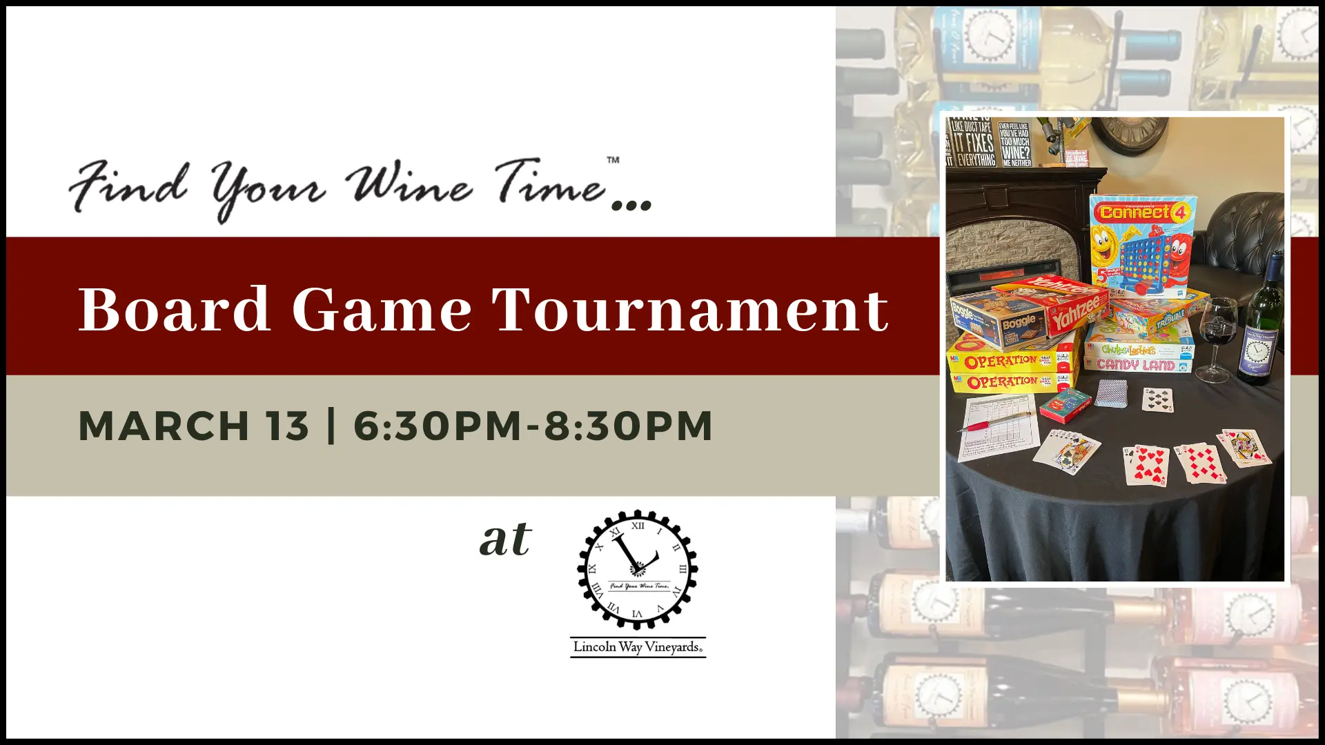 Board Game Tournament March 13