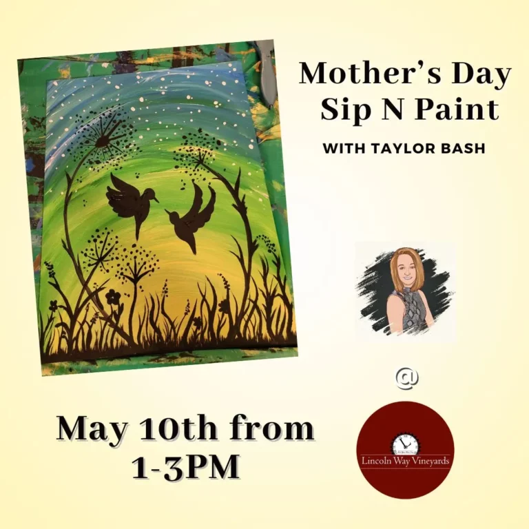 Mom's Day Sip N Paint
