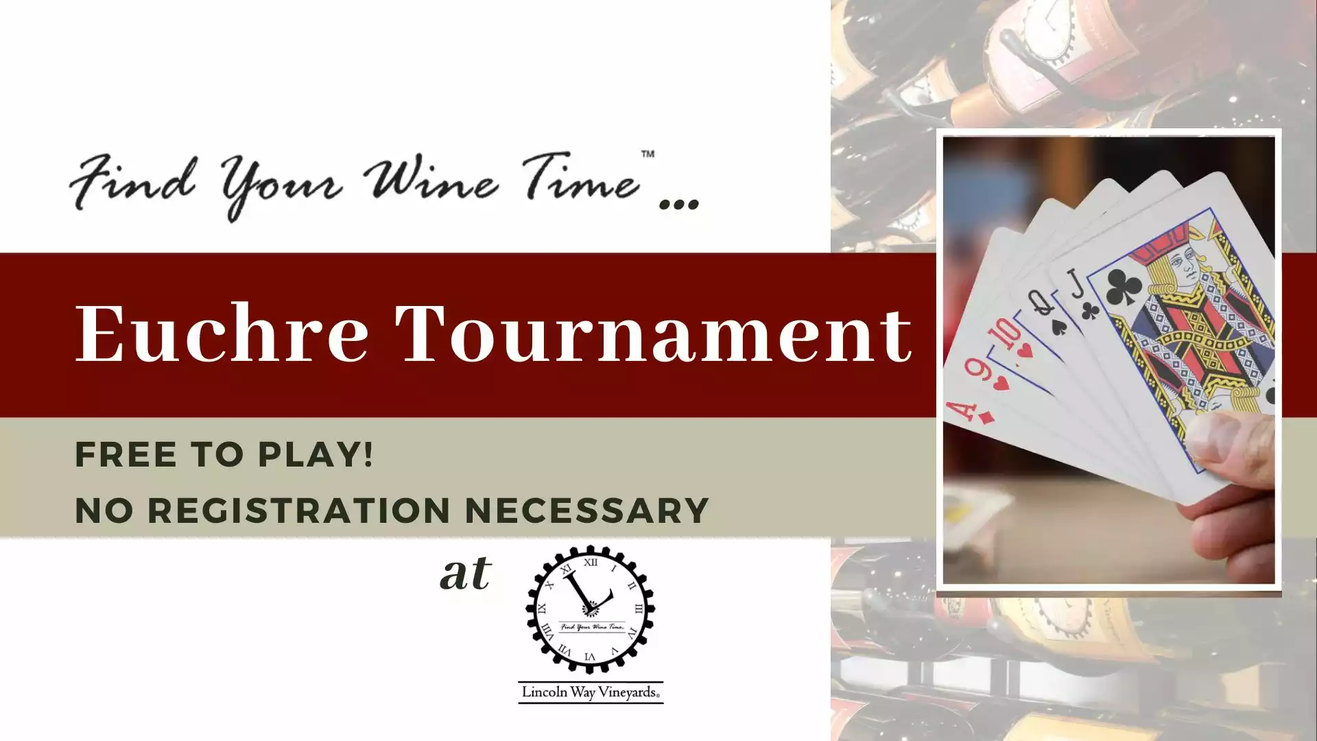 Euchre Tournament flyer