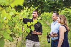 Couple taking a guided tour at LWV in Wooster Ohio