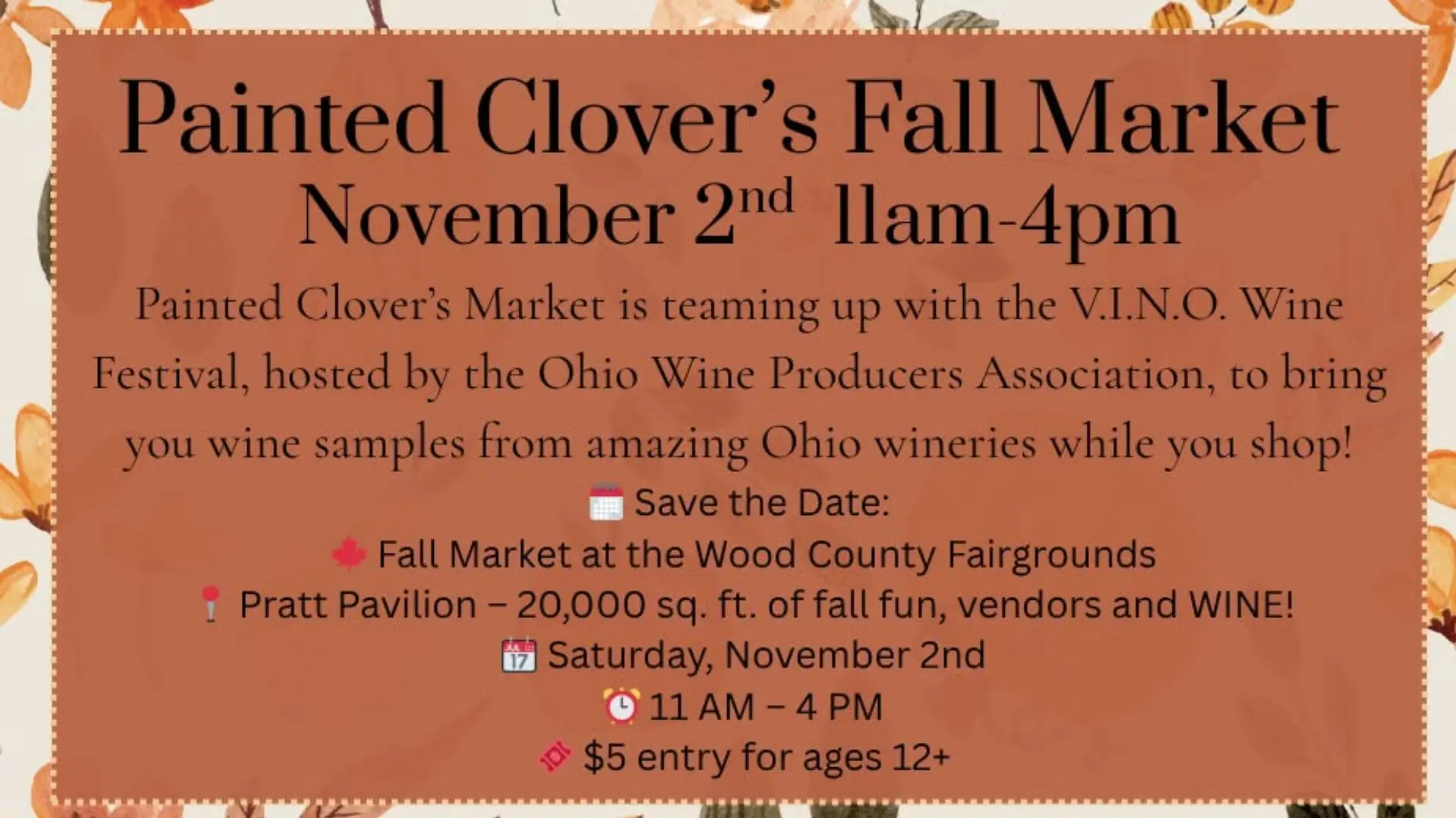 Painted Clover's Fall Market