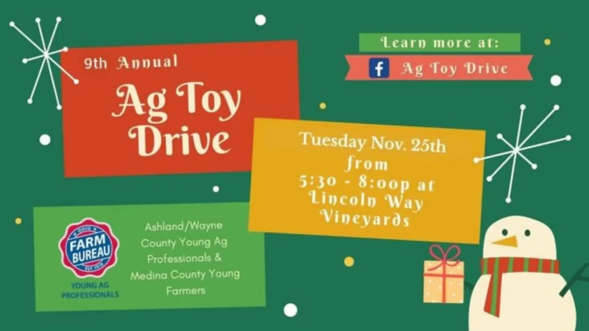 9th Annual AG Toy Drive