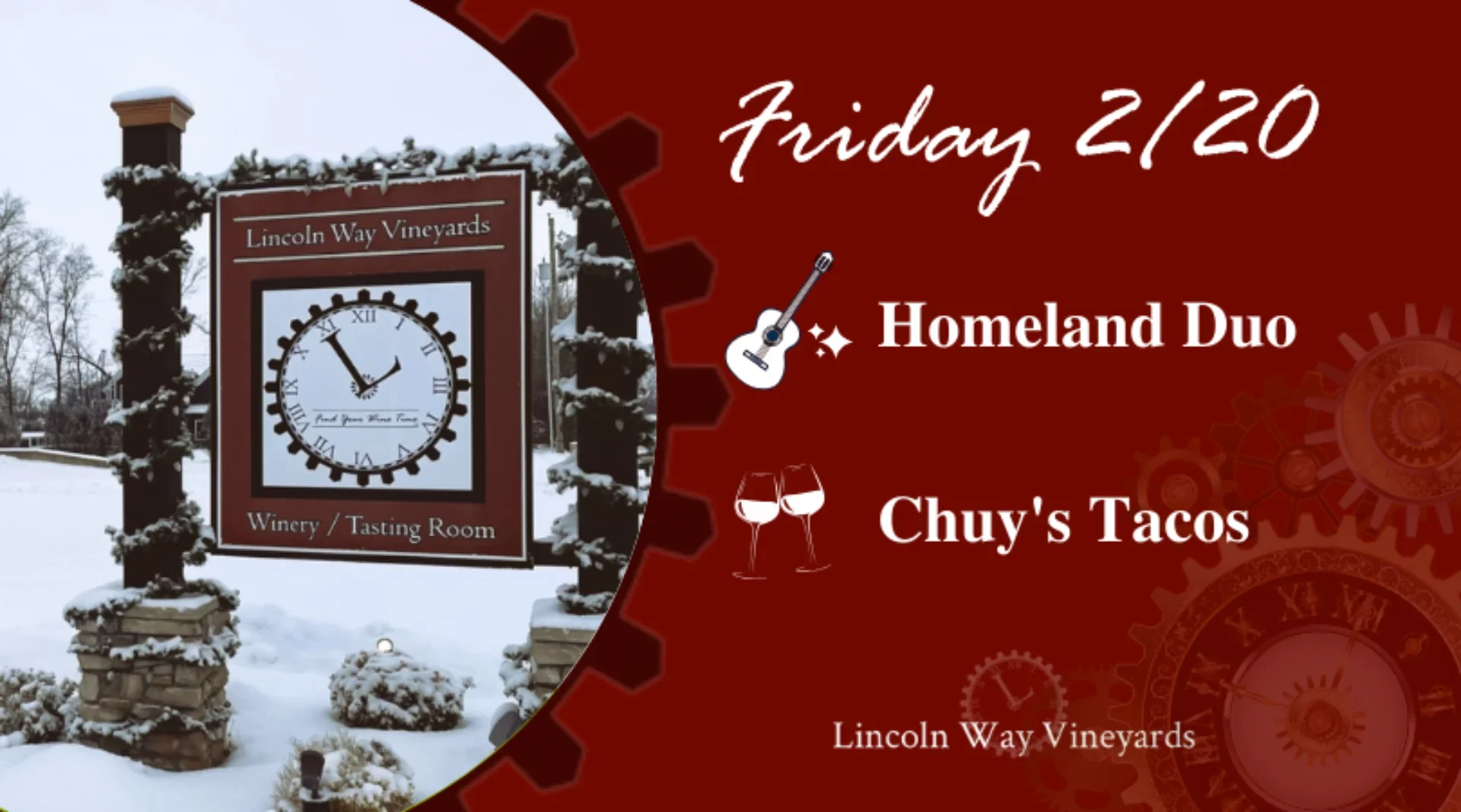 February 20 food truck and music