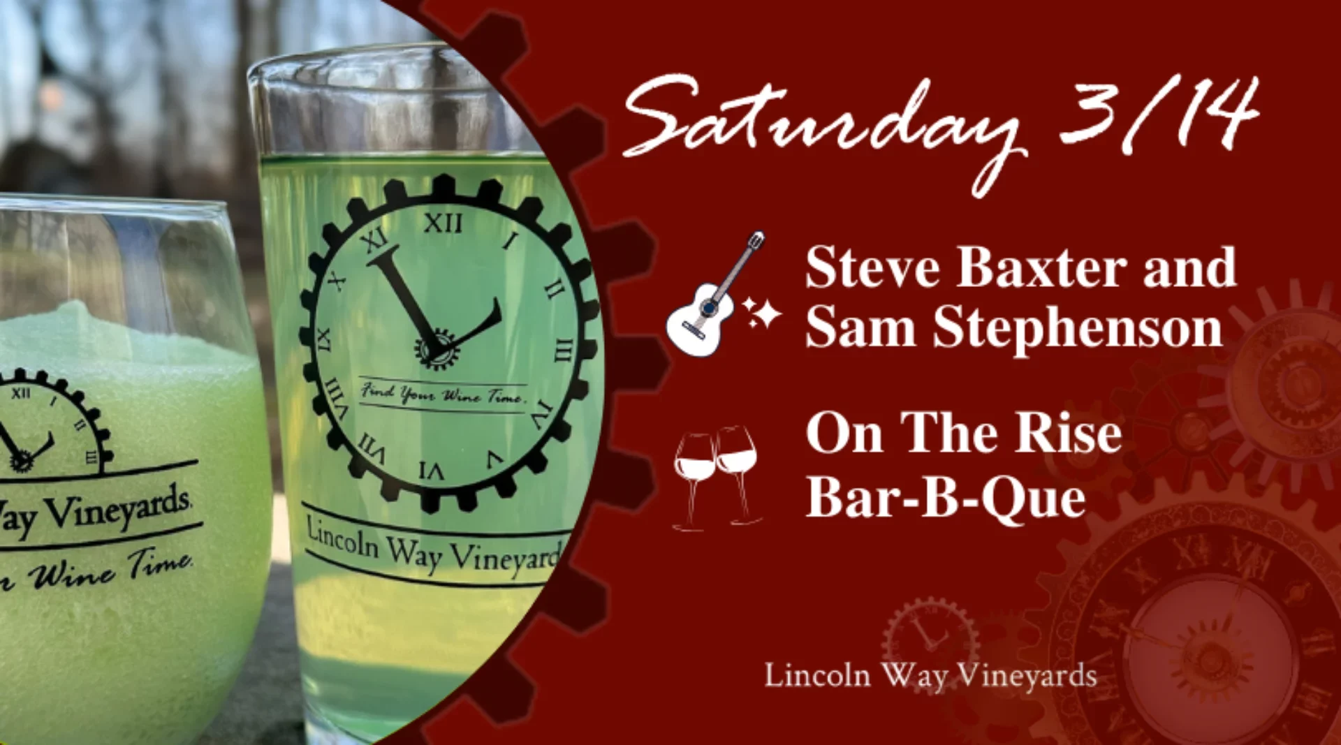 March 14 food and music