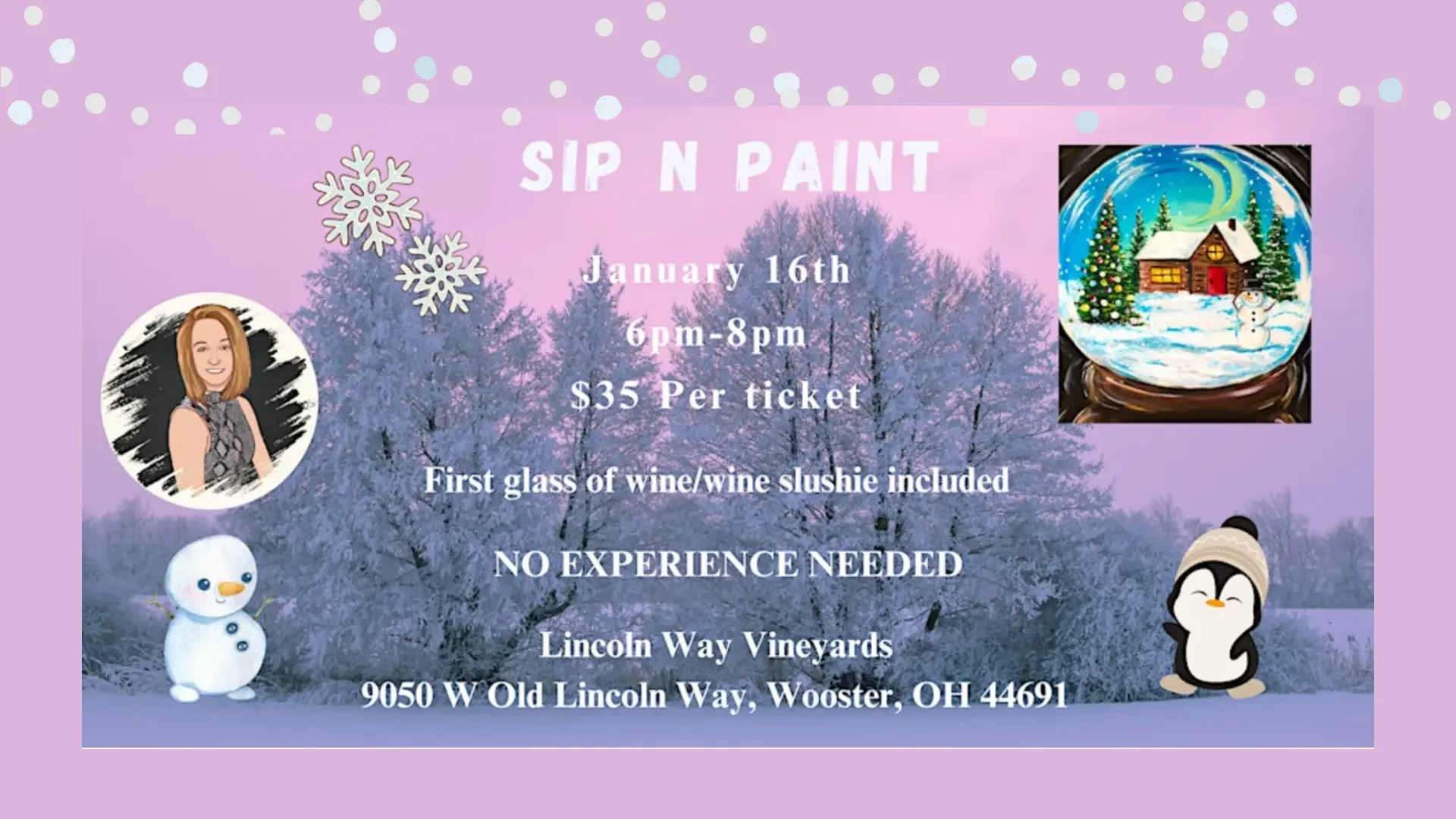Sip N Paint with Taylor Bash January