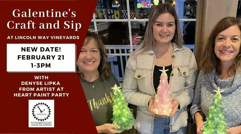 Galentine's Craft rescheduled