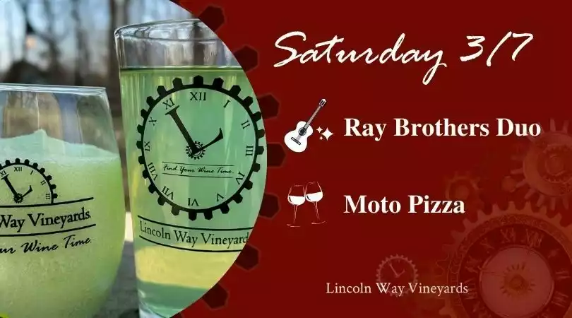 March 7 Food truck and Music at Lincoln Way Vineyards