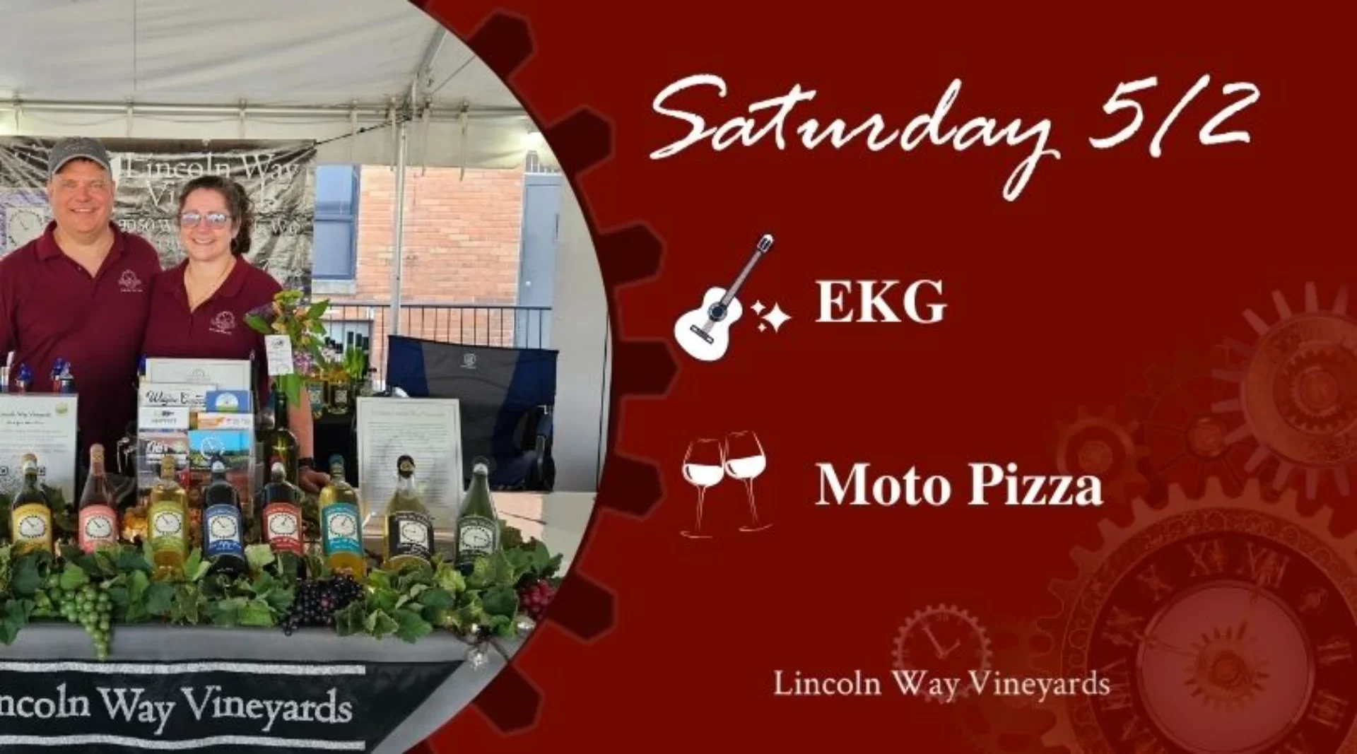 May 2 food truck and live music