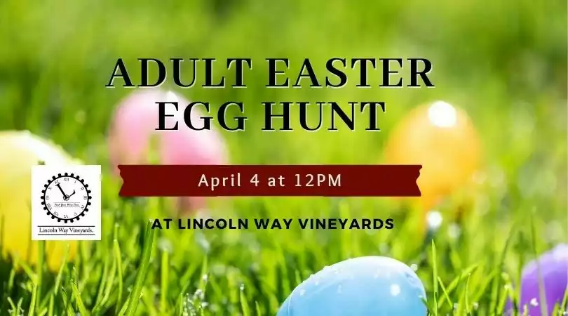 April 4th at 12PM Easter Egg Hunt flyer