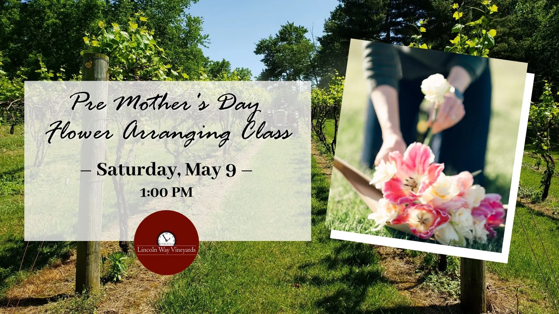 Flower Arranging Class Flyer