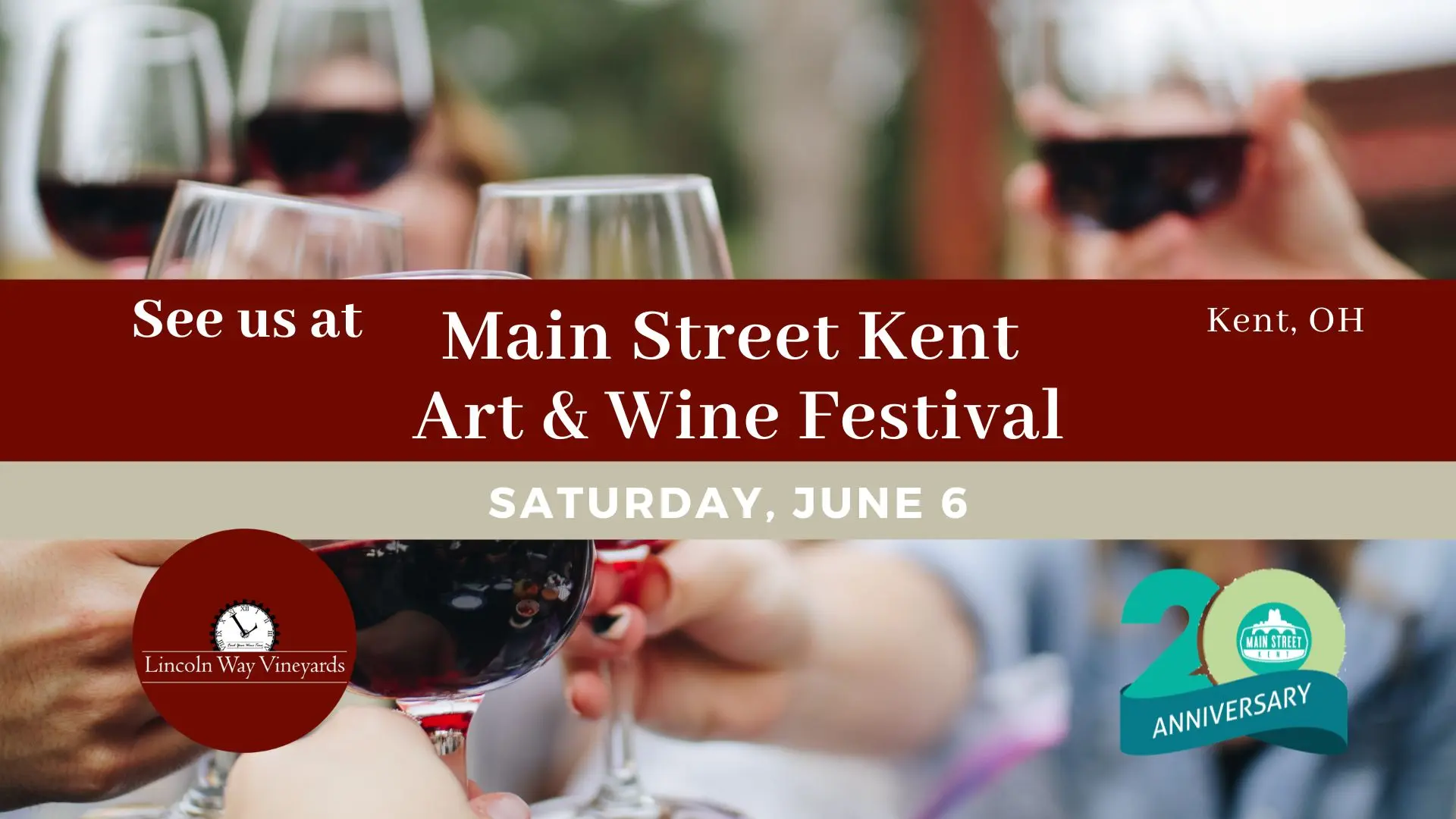 Main Street Kent Wine Fest flyer
